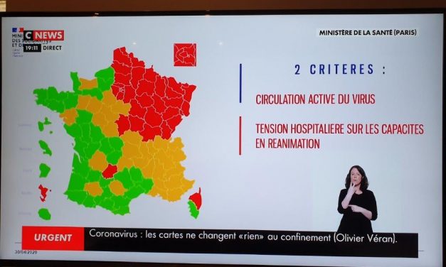 Carte du Coronavirus. Sans surprise, Paris voit rouge