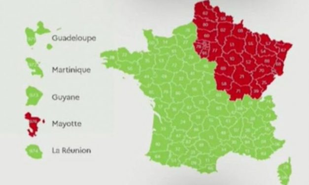 Carte du déconfinement. Du rouge et des restrictions pour Paris